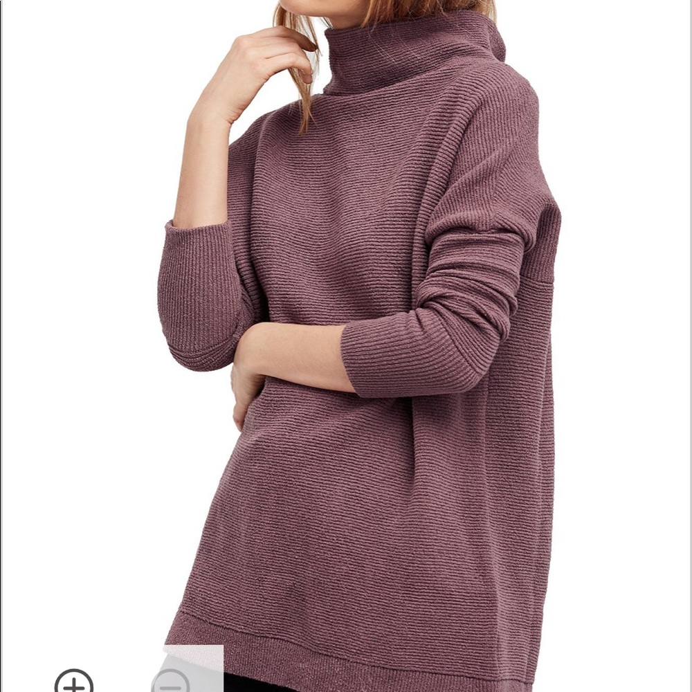 Free people ottoman slouchy tunic sweater